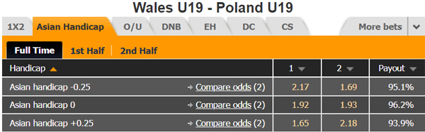 Nhận định U19 Wales vs U19 Ba Lan, 20h00 ngày 13/11