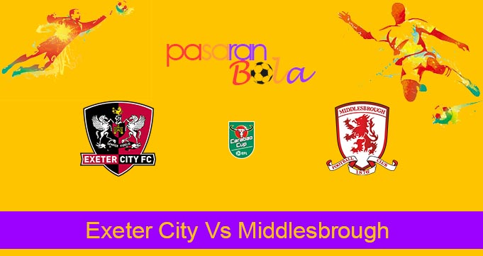 Prediksi Bola Exeter City Vs Middlesbrough 1 November 2023